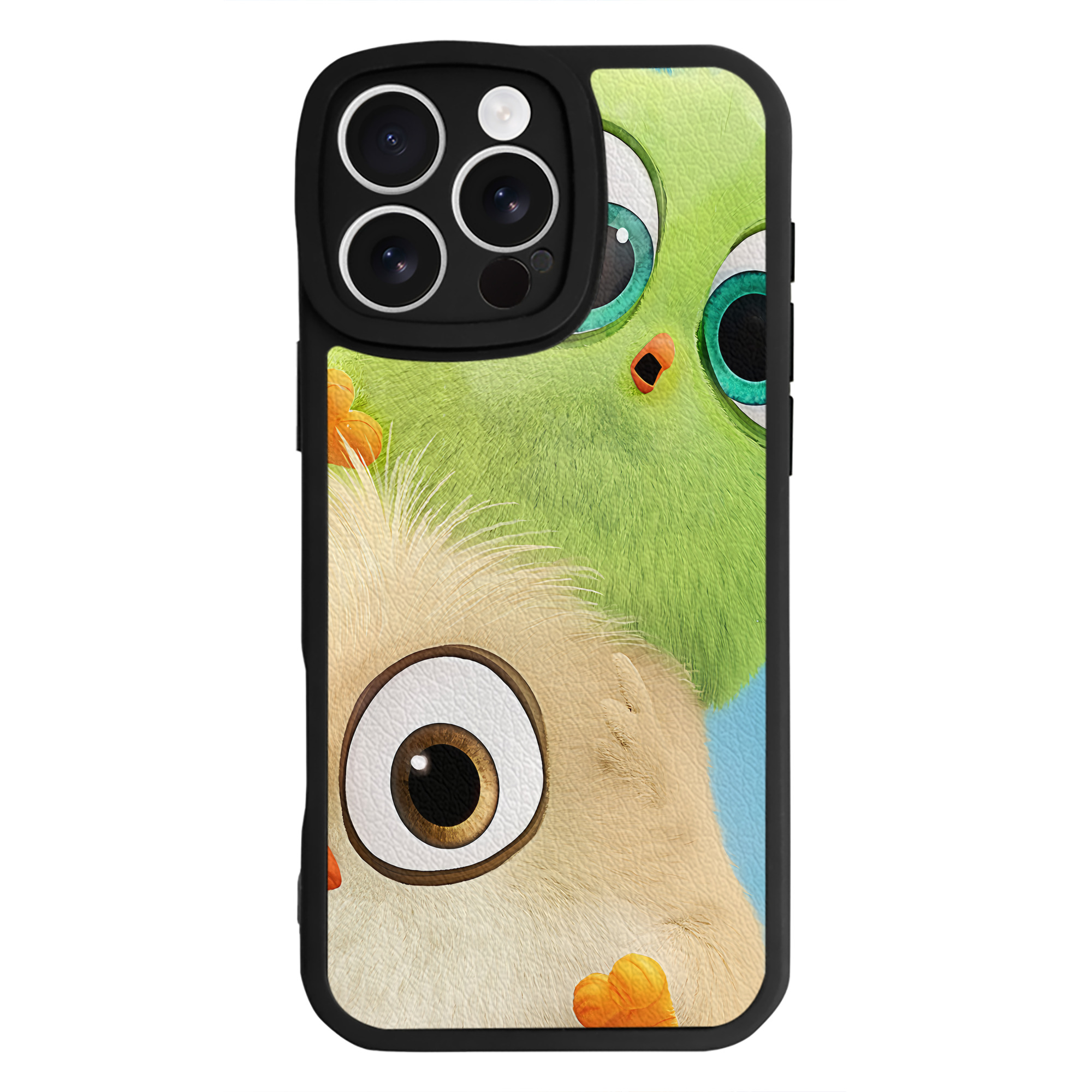 （画像用） Angry Birds アングリーバード 【iPhone 16シリーズ対応】シリコンスマホケース（レザー調） 材質：シリコン